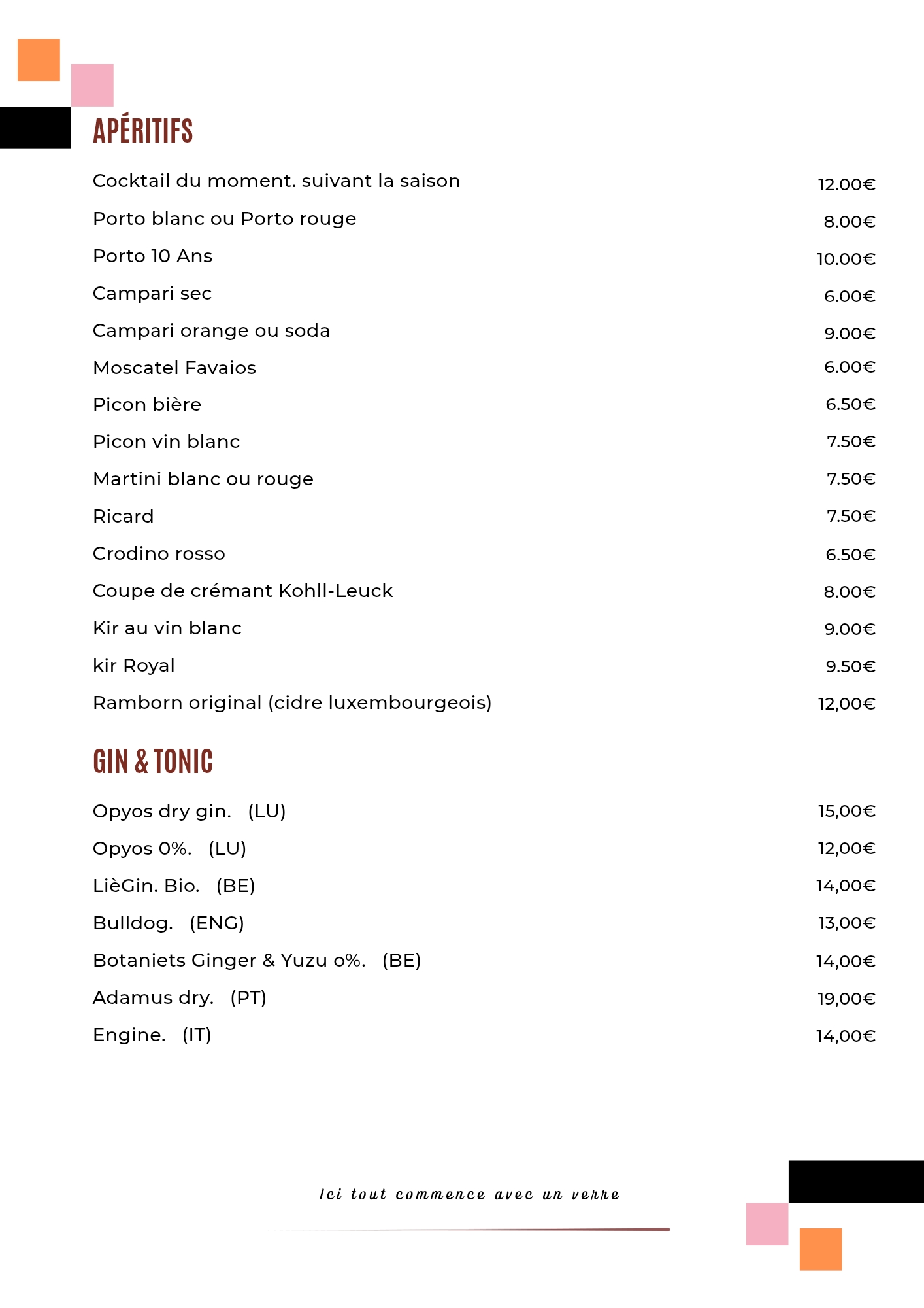 Menu Page 7